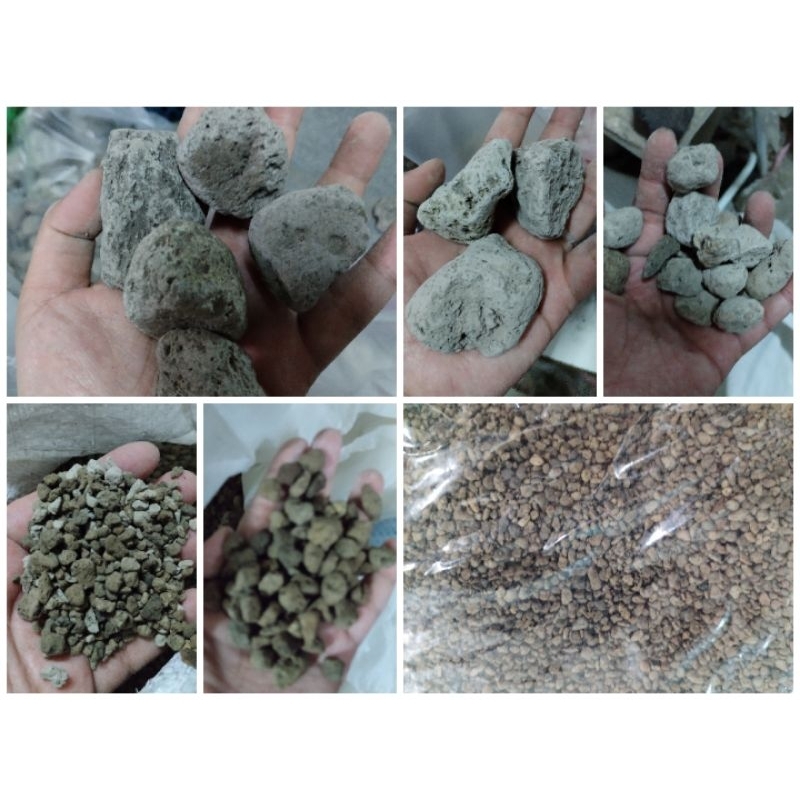 หินภูเขาไฟ พัมมิส 1กิโลกรัม พร้อมส่ง กรองน้ำ ปลูก​ต้นไม้​ ปิ้งย่าง