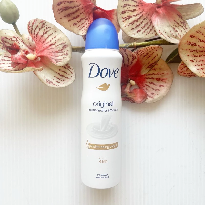 135 ml. ผลิต 07/25 Dove โดฟ สเปรย์ระงับกลิ่นกาย Original Nourished & Smooth Moisturising Cream