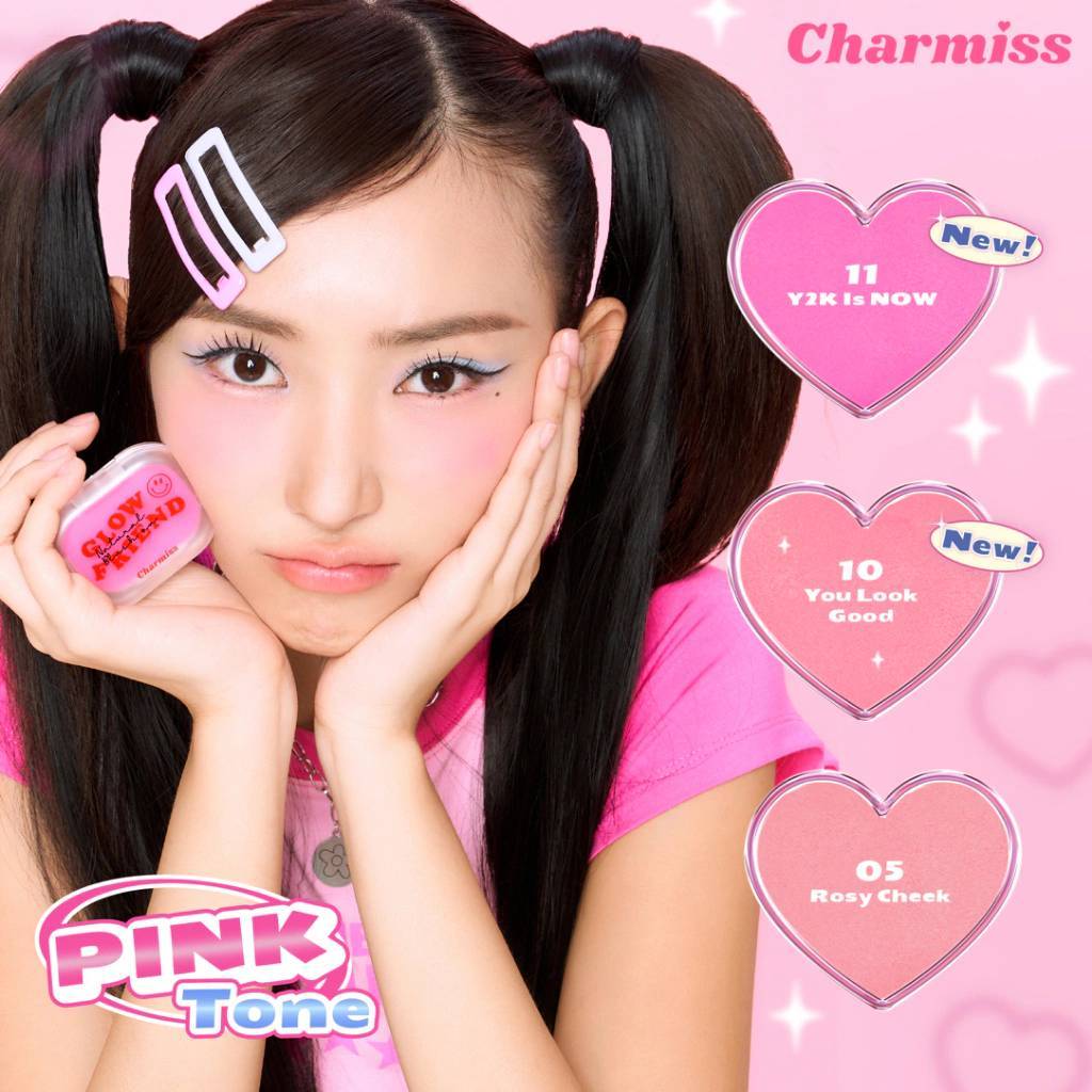 Charmiss Glowfriend Natural Blush On บลัชออนเนื้อกึ่งโมจิ ปัดลุคป็อป แก้มสวยปิ๊ง - รูปที่ 5
