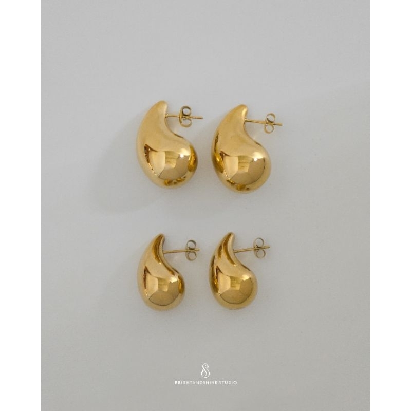 Bright and Shine - BOLD DROP EARRINGS (2.5 cm./3 cm.)