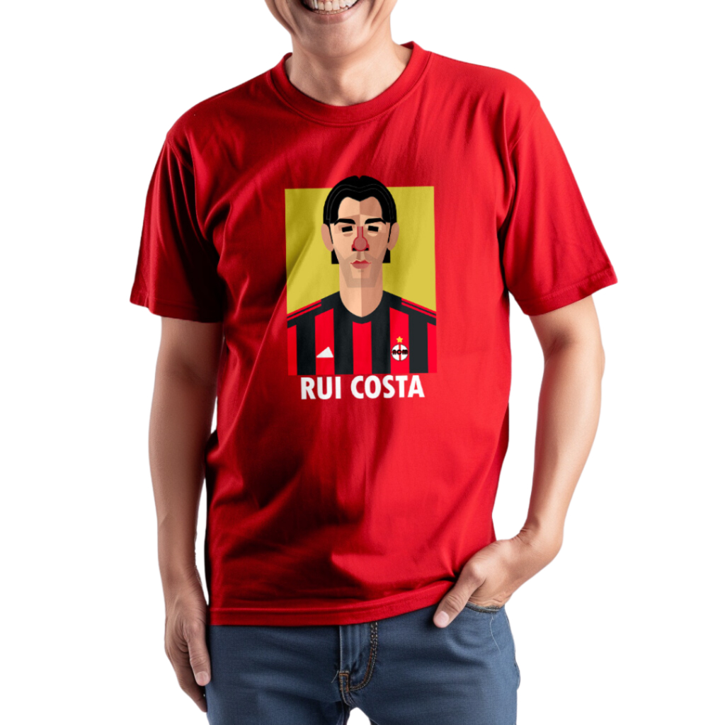 PSM เสื้อยืดลายนักฟุตบอล Rui Costa