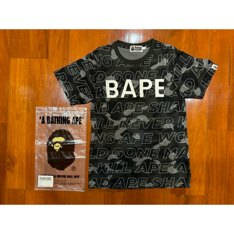 มือสอง สภาพดีมาก ของแท้100% Bape  camo size s