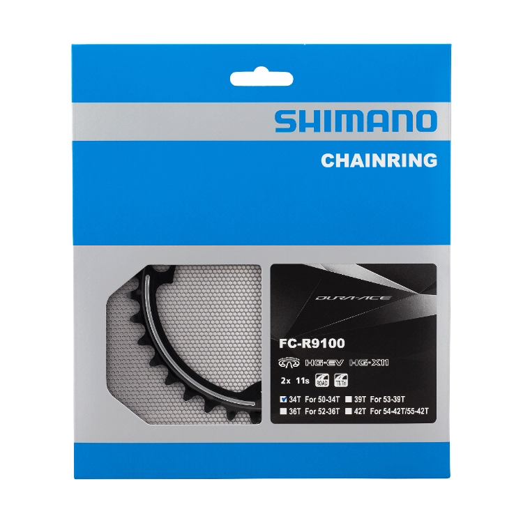 ใบจาน 11Sp Shimano Dura Ace สำหรับ R9100 34T/50T