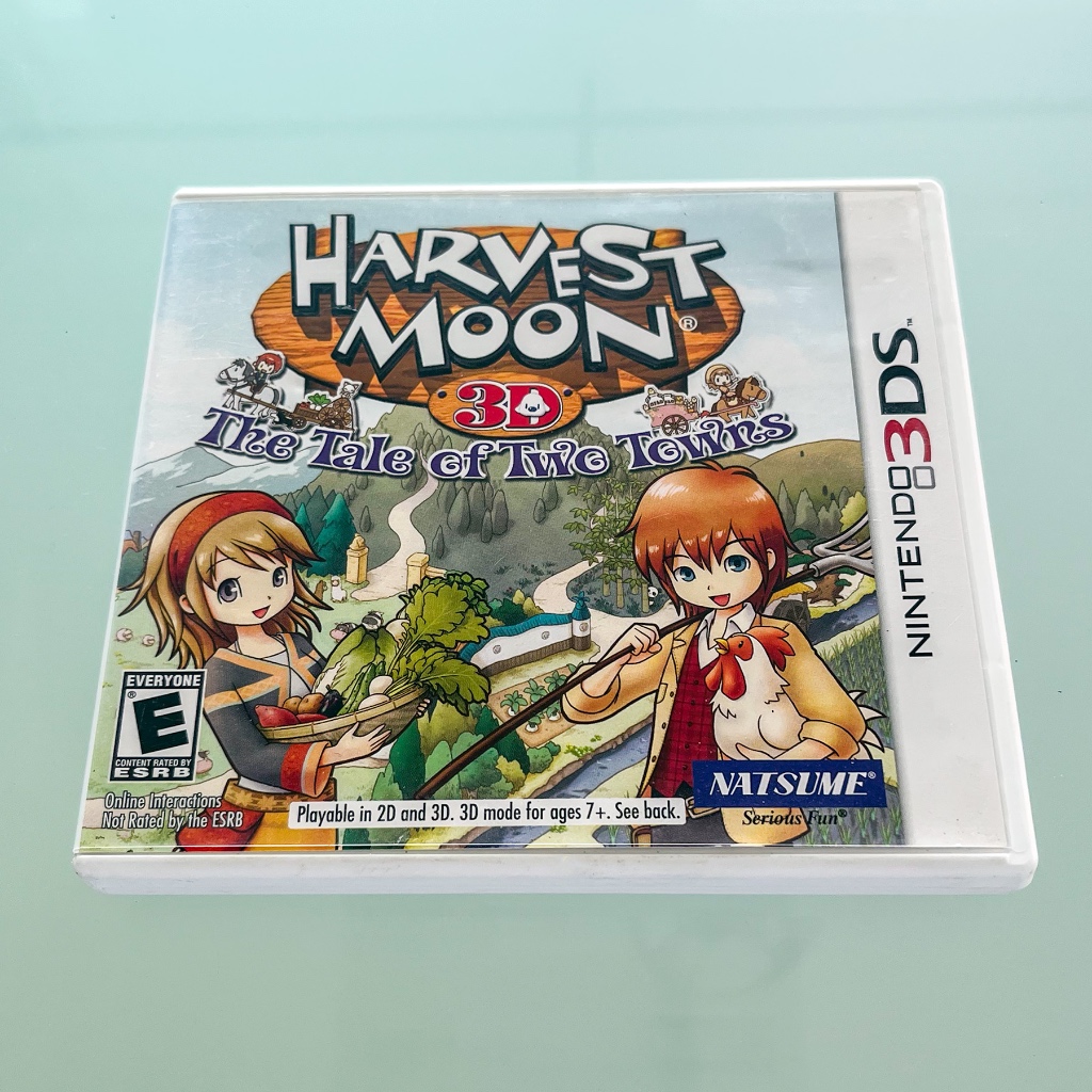 ตลับแท้ Nintendo 3DS : Harvest Moon 3D: The Tale of Two Towns มือสอง โซน US