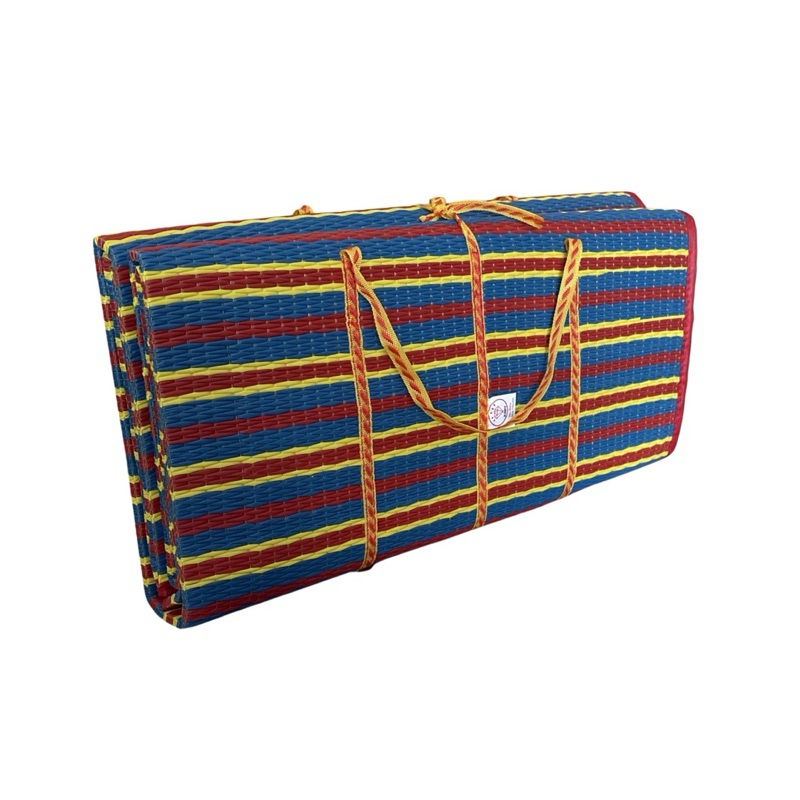 พกพาสะดวกใช้ง่าย เสื่อพลาสติก 3พับใหญ่ ขนาด 140*170 พกพาสะดวกใช้งานง่าย