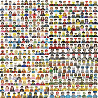 ฟิกเกอร์ ตัวต่อขนาดเล็กชุดอาชีพ