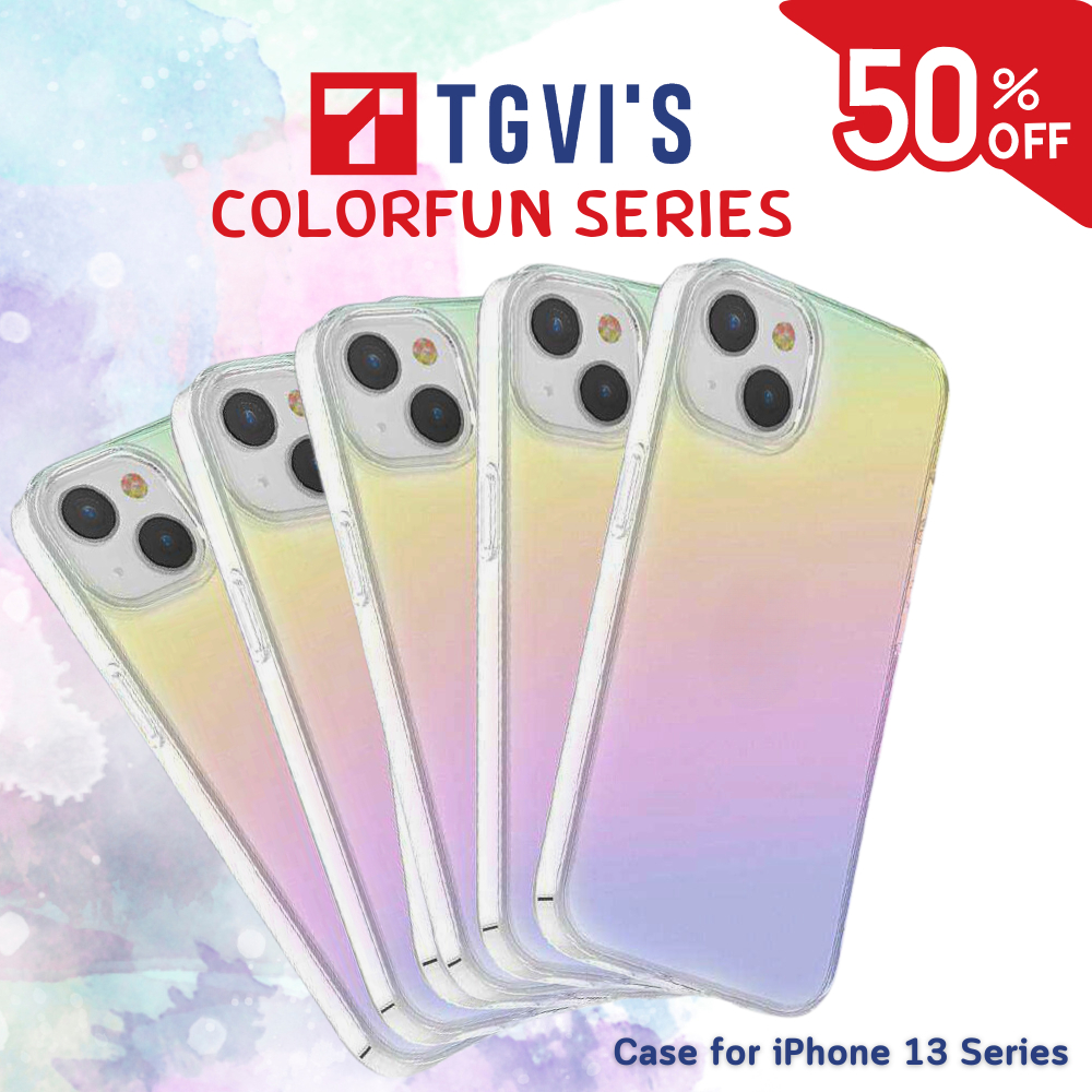 TGVi'S COLORFUN Series Case เคสใสกันกระแทก สำหรับ iPhone 13/ 13 Pro/ 13 Promax
