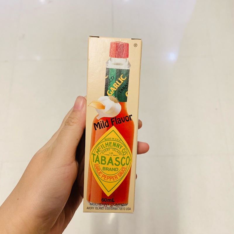 Tabasco Garlic Pepper sauce (การ์ลิคเปปเปอร์ซอส) ซอสพริกรสกระเทียม ตรา ทาบาสโก้ Tabasco นำเข้าจากอเม