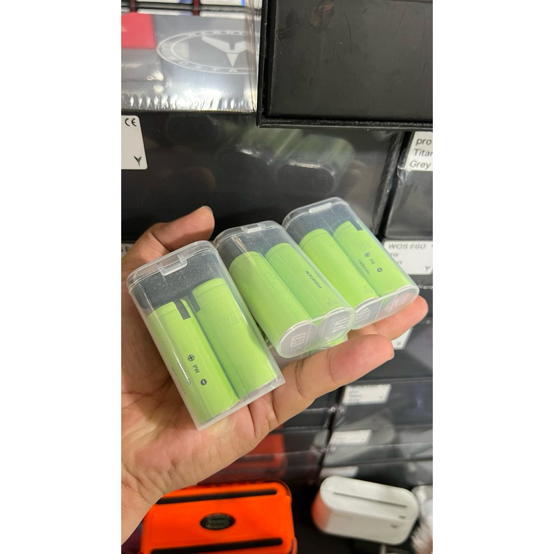 Battery Panasonic 18500ความจุ 1900mah ได้ 2ก้อน1ชุด