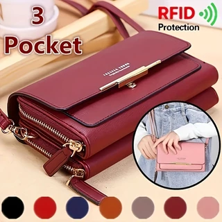 กระเป๋าสะพายแฟชั่นผู้หญิง PU Leather Tote Bag กระเป๋าซิปคู่สําหรับผู้หญิงกระเป๋าสะพายข้างผู้หญิงWomen's stylish shoulder