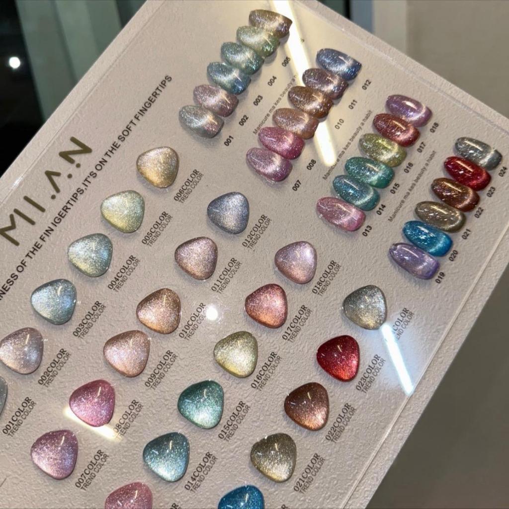 แบ่งขวด / *New collection* ชุดสีเจลลูกแก้ว flash milan 24 colors แถมชาร์จเป็นแม่เหล็ก สวยมากๆค่ะ (รหัส Mb)/ราคาต่อขวด