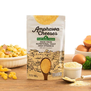 ชีสจากพืชแคลต่ำกว่าชีสปรกติ เจและมังสวิรัติ(vegan) ยี่ห้อ AmphawaCheeses