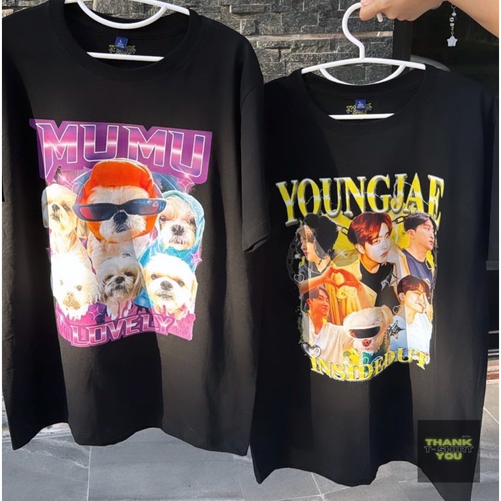 เสื้อตามสั่ง ออกแบบ วางแบบฟรี ไม่มีขั้นต่ำในการสั่งทำ เสื้อยืดสีพื้นคอกลม Cotton 32 เกรดดี