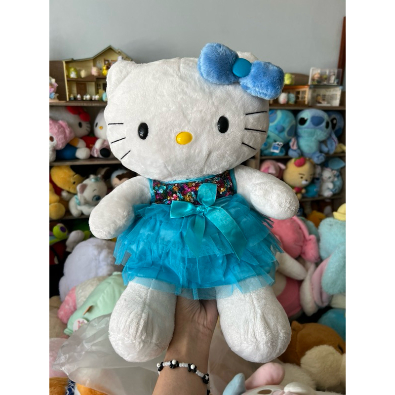 คิตตี้ Build a Bear มีชุด ป้ายติดตัวครบ (โบว์Handmade)