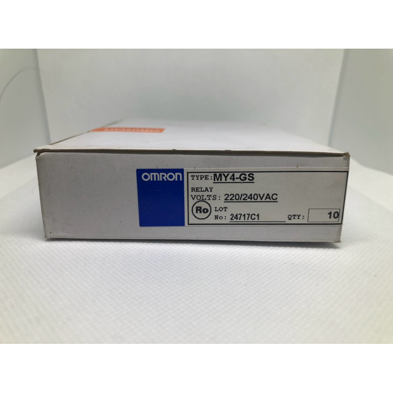 OMRON MY4-GS RELAY VOLTS : 220/240VAC