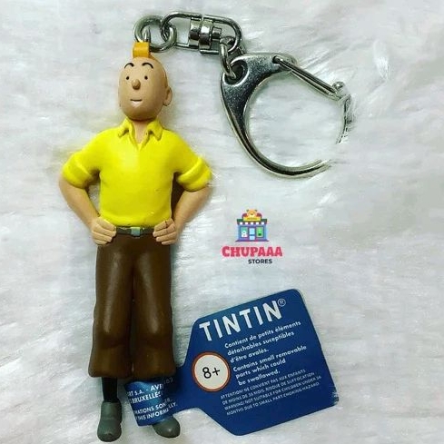 The Adventure of Tintin Collection ~ Tintin PVC Figurine - TINTIN IN YELLOW SHIRT | พวงกุญแจตินติน การผจญภัยของตินติน