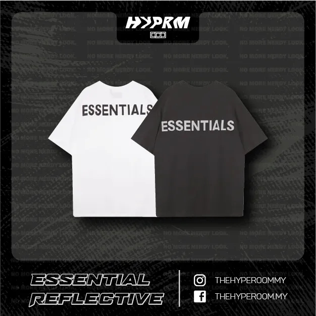 ESSENTIALS FEAR OF GOD SS19 3M Reflective Tee ลิขสิทธิ์แท้ 100%