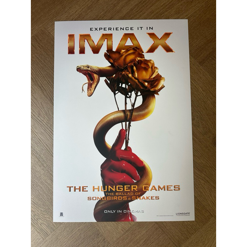 hunger games the ballad of songbirds and snakes IMAX official poster จาก Major cineplex