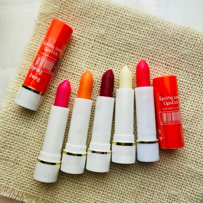 💄 ลิปสติก สปริงซอง Lipstick Spring song มีหลายสี ลิปทาริมฝีปาก