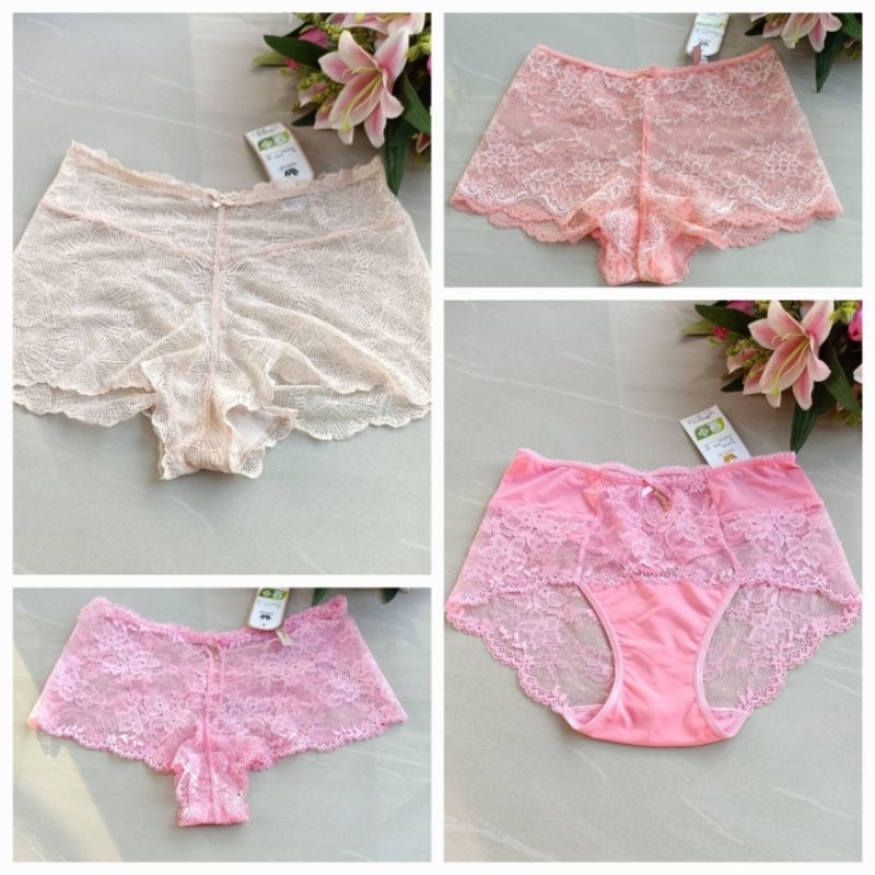 wacoal glam  กางเกงใน ผ้าลูกไม้ซีทรู