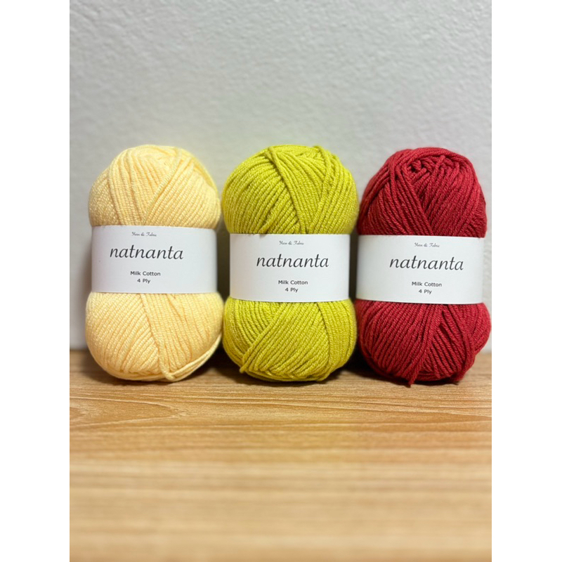 สีน่ารักๆมาแล้วค่า natnanta ไหมพรมนุ่มๆสไตล์เกาหลี