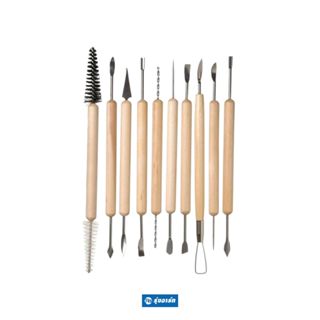เครื่องมือปั้น C-2.1 (ชุด 10 ชิ้น)  ใช้แต่งปูน ขี้ผึ้ง ดินน้…