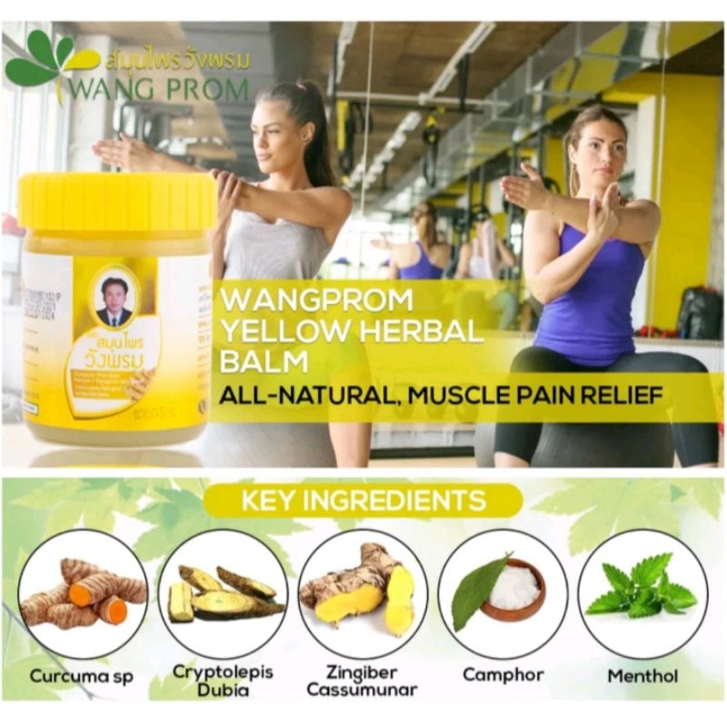 ยาหม่องสูตรไพล กล่องเหลือง สมุนไพรวังพรม 5 กรัม **ขวดพลาสติกจิ๋ว** (ยกแพ็ค 12 ขวด) แพ็คเกจใหม่ - รูปที่ 7