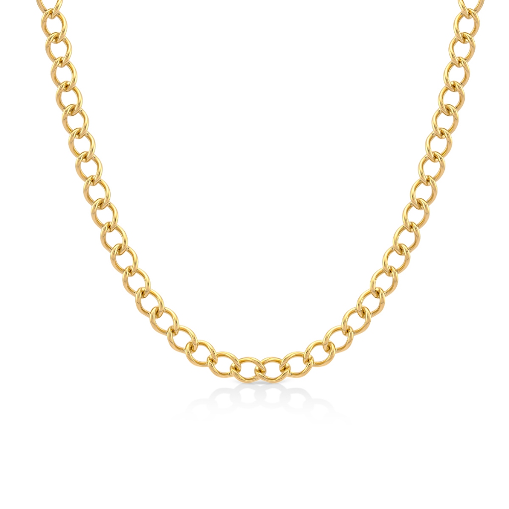 Jewellista Plain Necklace สร้อยเปล่า เงินแท้ 925 (TR-080)