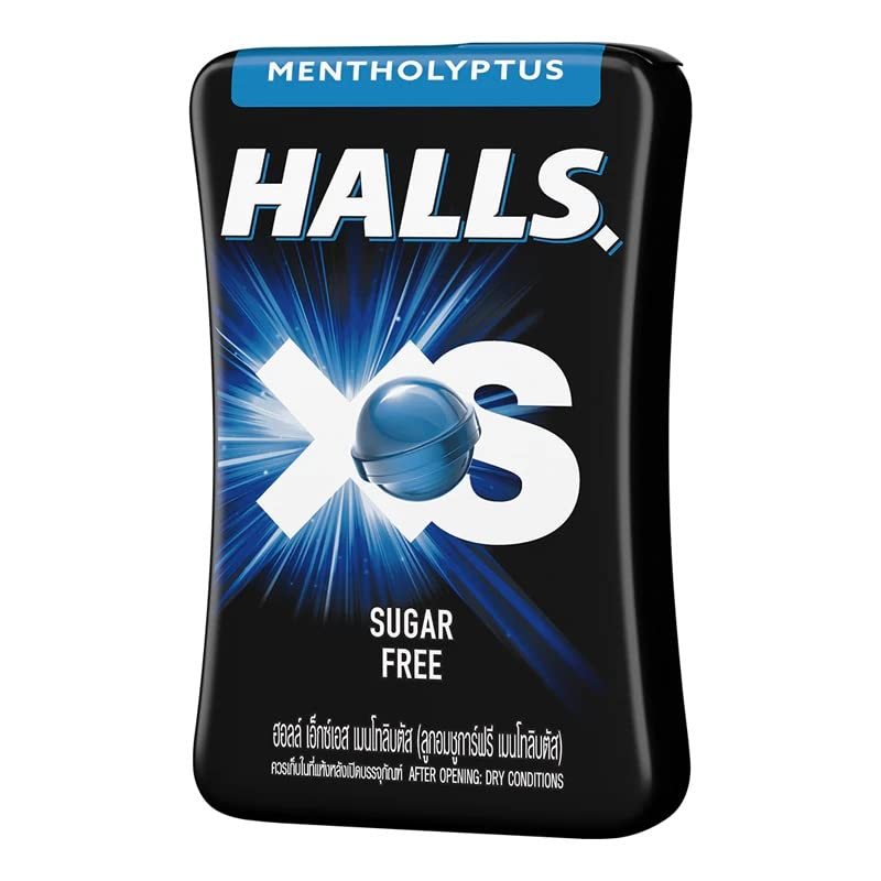 Halls XS ฮอลล์ ลูกอมชูการ์ฟรี ไม่มีน้ำตาล กลิ่นหอม เย็น สดชื่น ดับกลิ่นปาก ราคา ถูกที่สุด ดีลบีเคเค แกลเลอรีภาพที่ 6