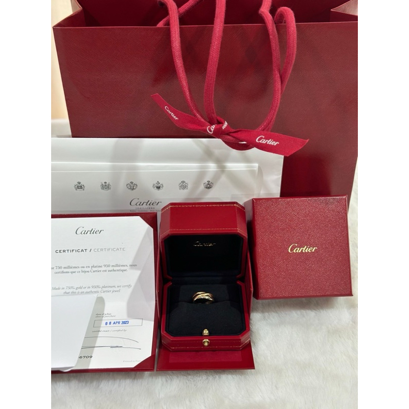 LIKE NEW CARTIER TRINITY RING ไซส์ 49