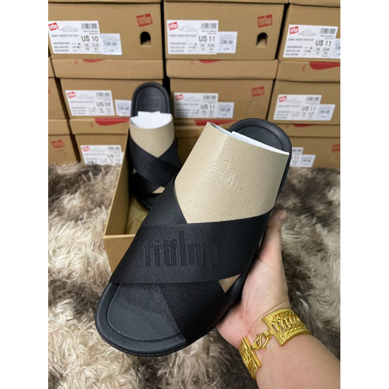 FITFLOP SURFER รองเท้าแตะแบบสวมผู้ชาย รุ่น EZ8-399  รองเท้าfitflopสายไคว้ คาดx