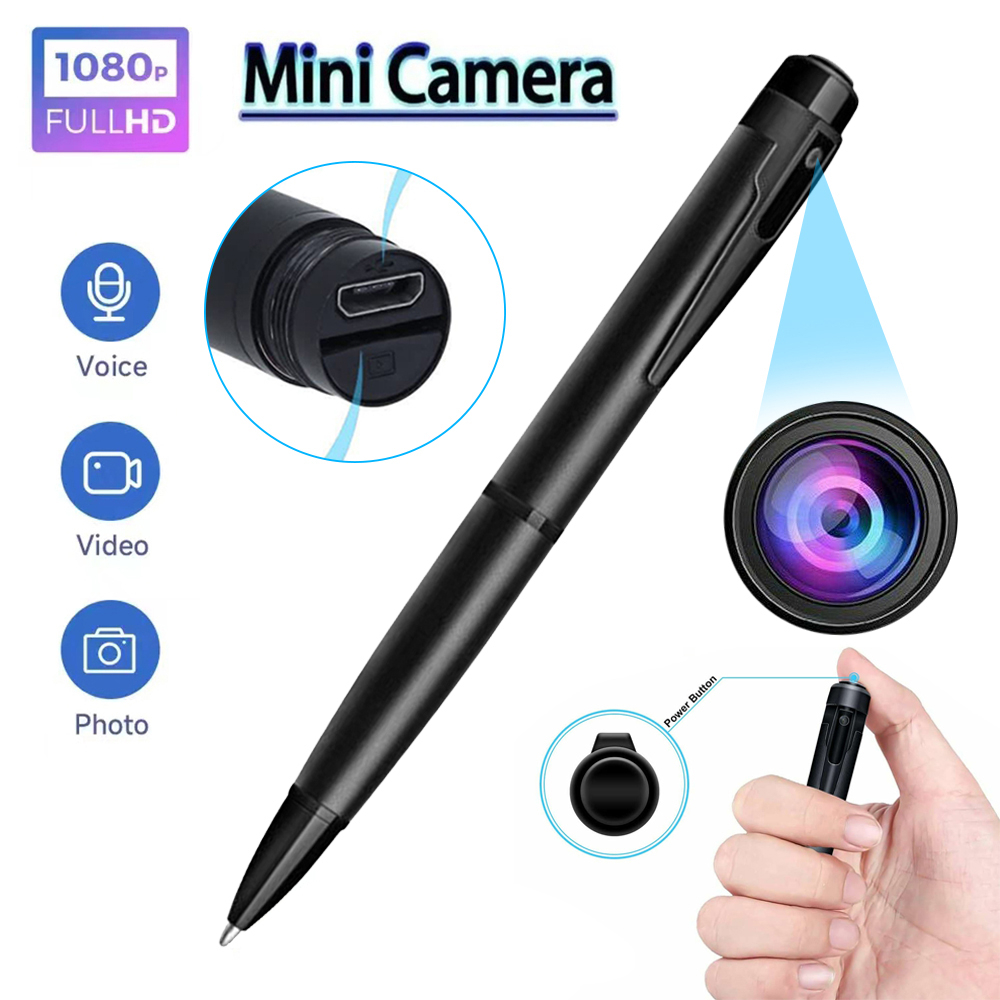 กล้องบันทึกวิดีโอดิจิทัล ขนาดเล็ก 1080P สวมใส่ได้ สําหรับประชุมทางธุรกิจ