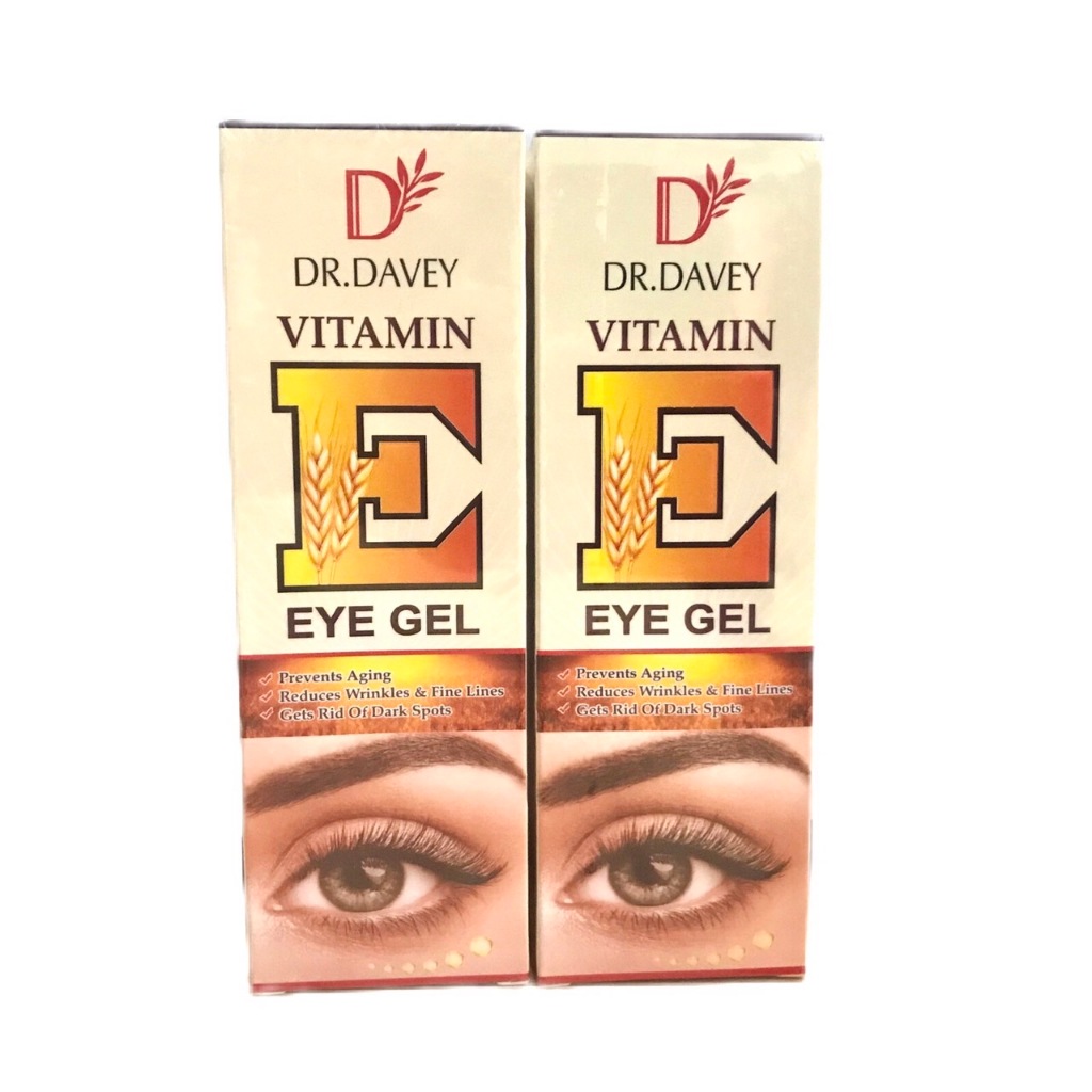 🔥ของแท้ พร้อมส่ง🔥DR.DAVEY Vitamin E eye Gel ครีมทาใต้ตาคอลเจนบริสุทธิ์ 100% 30ml.
