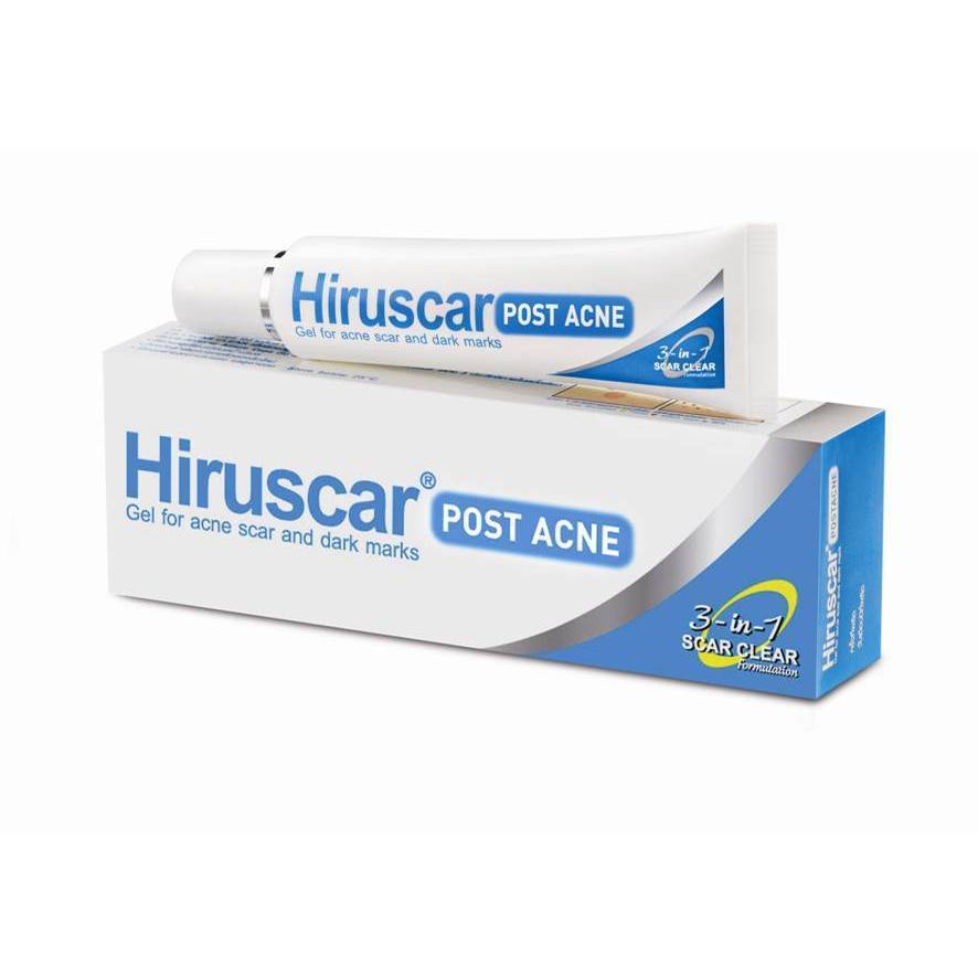 HIRUSCAR POST-ACNE 10G หลอดใหญ่ ทาแผลเป็น จากสิว ฮีรูสการ์ โพสต์ แอคเน่ เจลดูแลรอยสิว รอยดำ รอยแดง