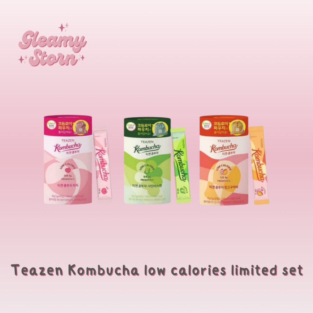 🔥[พร้อมส่ง/แท้💯]🔥Teazen Kombucha low calories limited set🌱