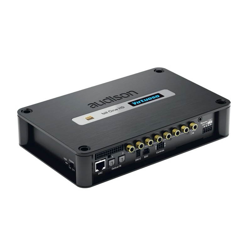 Audison bit One HD Virtuoso DSP 12 input channels 13 output channels 24 bit / 96 kHz floating point 