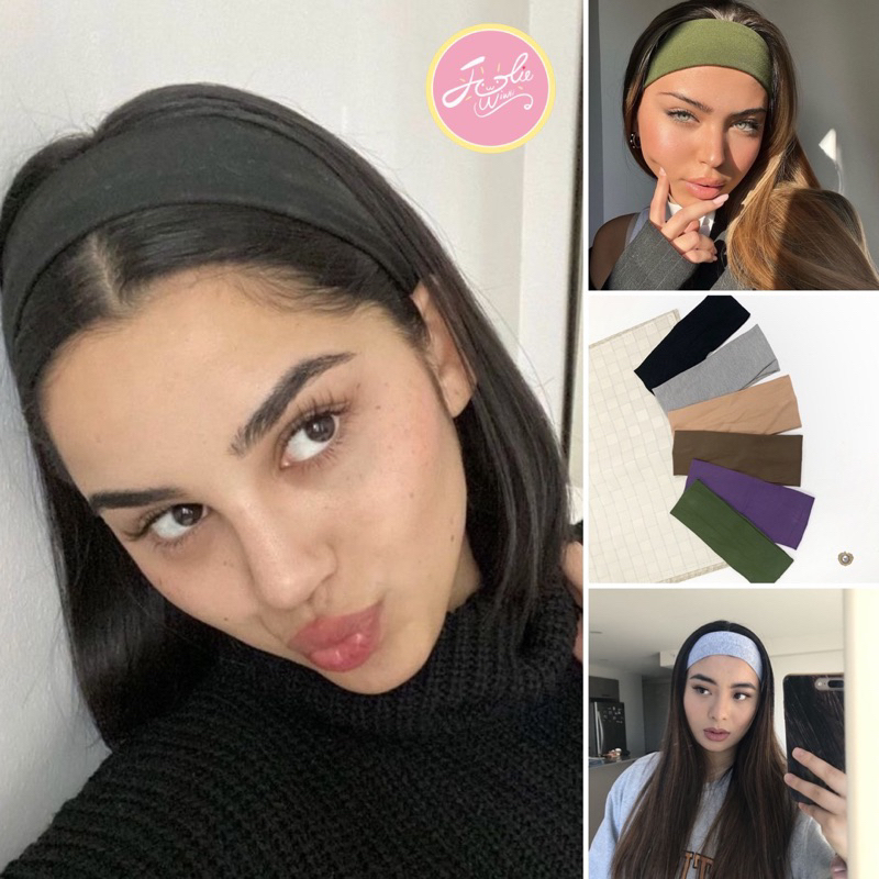 Jolie Wiwii Headband ผ้าคาดผม ผ้าคาดหัว ซับเหงื่อได้ ใส่สบาย