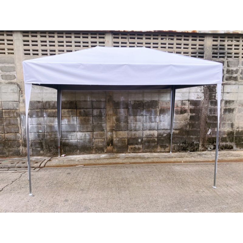 เต็นท์ประกอบ 2*3 ผ้า UV ผ้าใบยางกันน้ำกันแดด เพิ่มความสูงฟรี