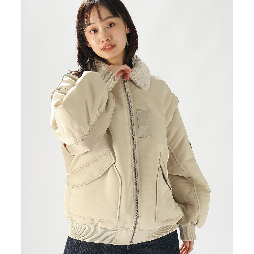 niko and ... Multi-way quilted flight jacket