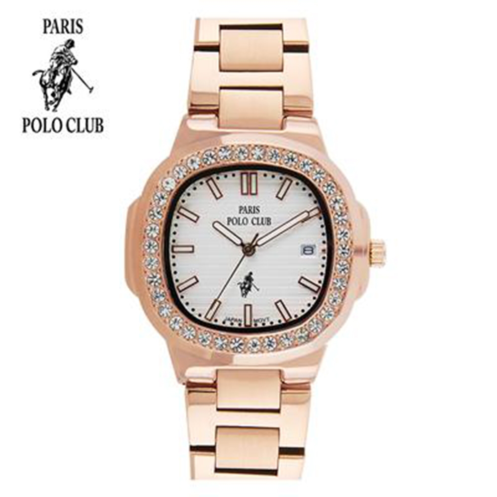 Paris Polo Club นาฬิกาข้อมือผู้หญิง สายสแตนเลส รุ่น PPC-230804