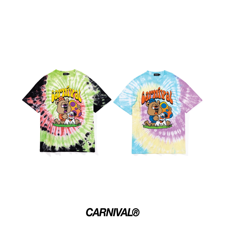 เสื้อยืด Carnival Trippy Tie Dye T-Shirt Size XL 2021 Live and Liberation Collection มัดย้อม ของแท้