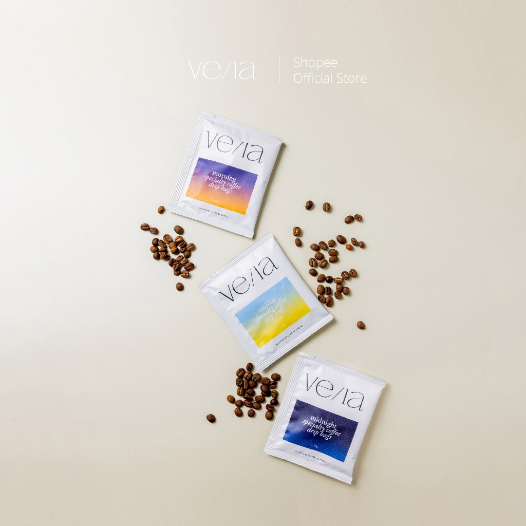 VE/LA Coffee Drip Bag (Sachet) กาแฟดริปแบบซอง (10 g.)