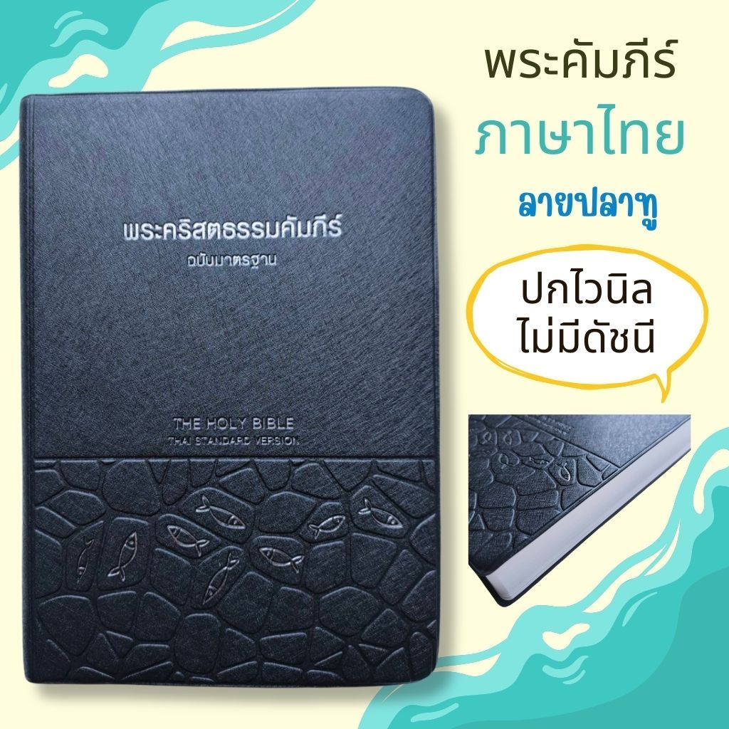 พระคัมภีร์ ฉบับ 1971  ขนาดกลาง 14.5x21x3 ซม ปกไวนิล พระคริสตธรรมคัมภีร์ คริสเตียน พระเยซู GOD JESUS