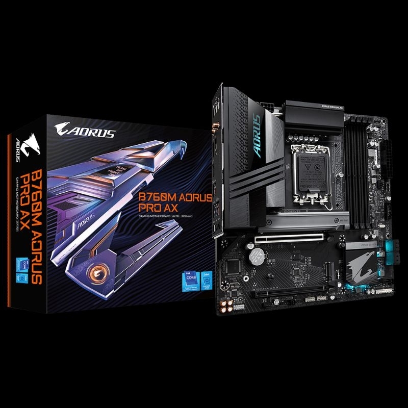B760M AORUS PRO AX  DDR5 (rev. 1.x) มือสองประกันไทย