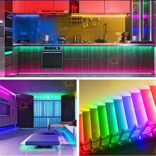 ไฟ led ห้องนอน ไฟติดห้อง ไฟแต่งห้อง ไฟเส้น RGB 5050 แถบไฟ ชุดไฟเส้นLED 5/10/15 เมตร ไฟตกแต่งห้อง