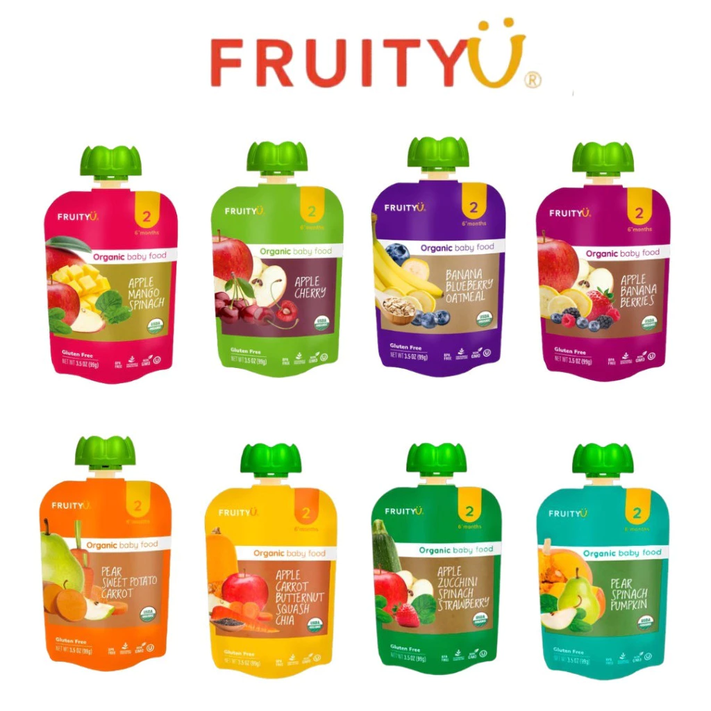 FruityU อาหารบด สำรับเด็กบด ออร์แกนิค พร้อมทาน ขนาด 99 กรัม