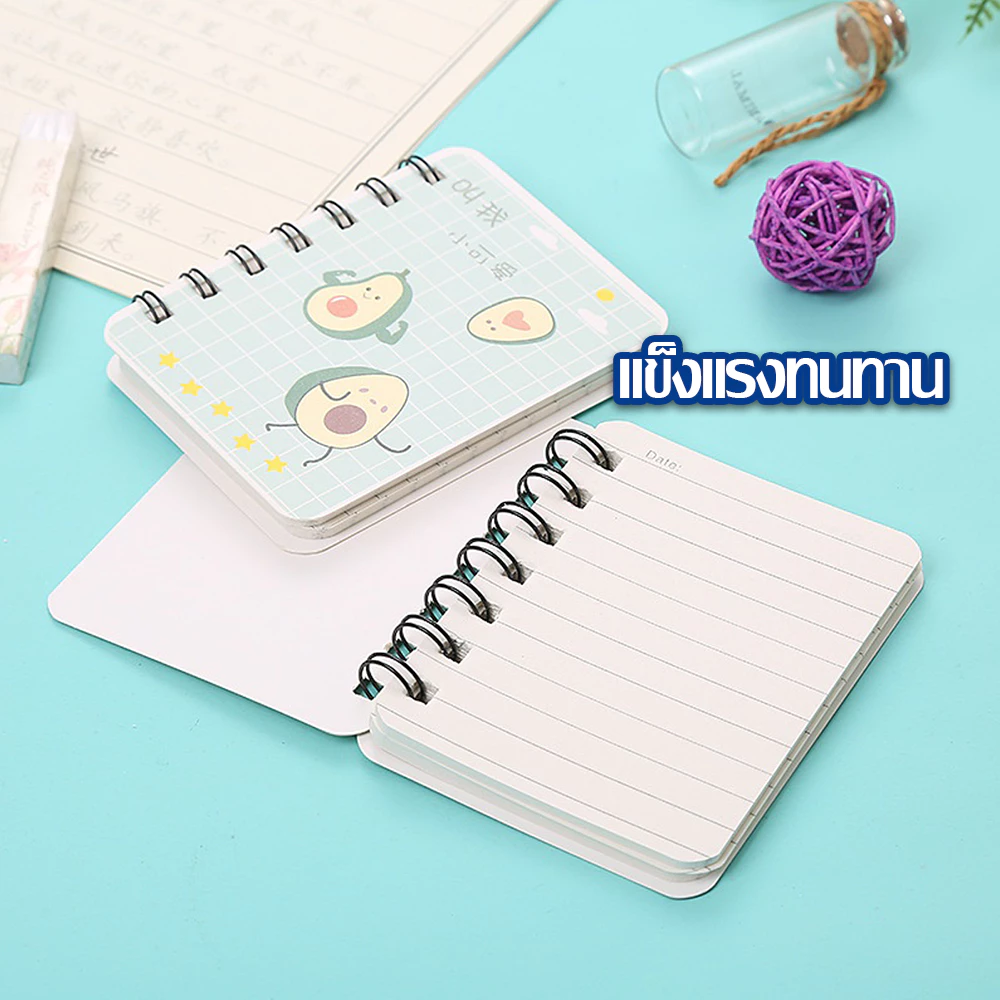 [ราคาส่วนลด ถูกที่สุด] สมุดจดบันทึก โน๊ตจิ๋ว สุ่มลาย มีเส้น จดบันทึก พกพา กระดาษคุณภาพสูง thumbnail 7