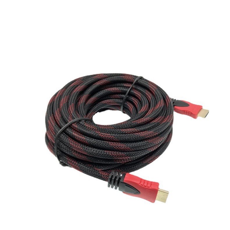 สาย TV HDMI 1.5 เมตร 3เมตร 5เมตร 10เมตร สายถักรุ่น HDMI 1.5M 3M 5M 10M CABLE 3D FULL HD 1080P