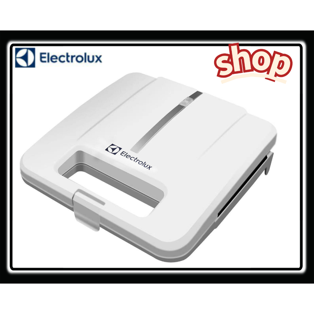 Electrolux เครื่องทำแซนวิชอาหารเช้าอัตโนมัติเครื่องทำขนมปังอาหารเช้า Smart Home สองด้านควบคุมอุณหภูมิ（ฟรีรับประกัน 2 ปี）