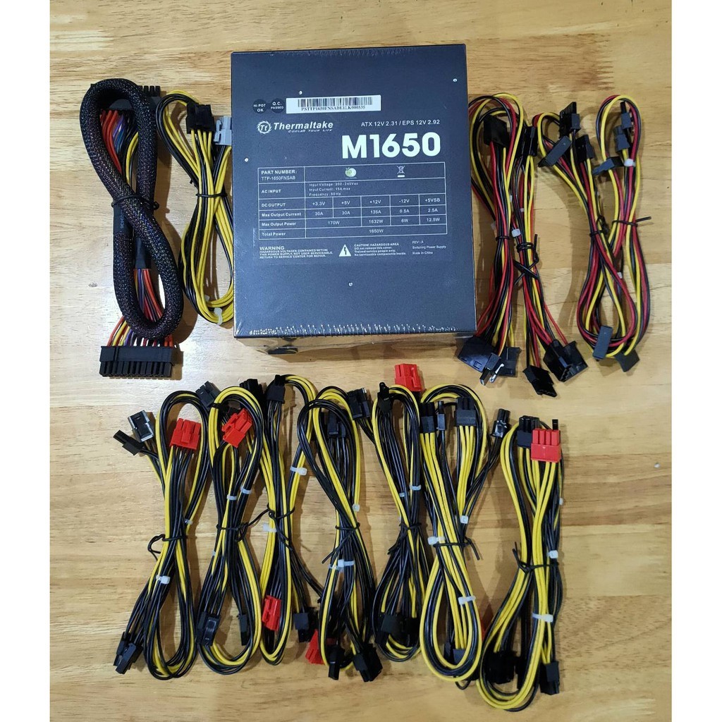 POWER SUPPLY THERMALTAKE M1650 - 1650W NO BOX 2Y